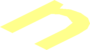 ~Tile  4 x  8 Inverted with Gold 'Concorde' Details and Border, Black 'Model nr. 10318' and Background Pattern - Lowercase n