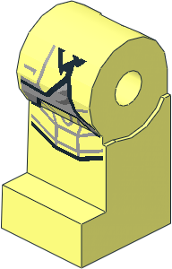 Minifig Leg Right with SW Scout Trooper Straps and Knee Pads Pattern