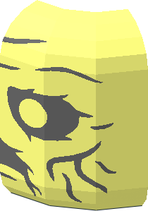 ~Minifig Head with Dark Bluish Grey Cheek Lines, Chin Dimple, Wrinkles and Sunken Eyes Pattern