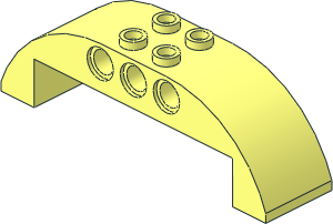 Slope Brick Curved  2 x  8 x  2 Double