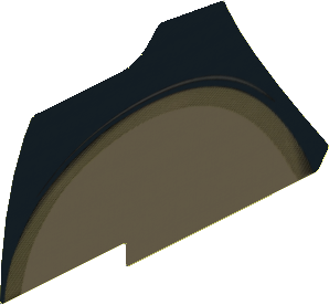 Sticker Bugatti Chiron #10 for Panel Smooth Wide Medium with Dashboard Interior (Formed)