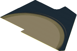 Sticker Bugatti Chiron #1 for Panel Smooth Wide Medium with Dashboard Interior (Flat)