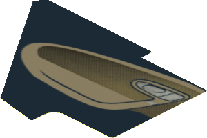 Sticker Bugatti Chiron #2 for Panel Smooth Wide Medium with Car Door Interior (Flat)