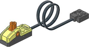 Electric Power Functions Pole Reverser / Polarity Switch without Secondary Inverter with Black Coiled Cable