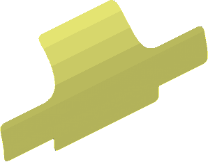 ~Sticker Back for Technic Panel Smooth  7 x  2 x  3 (Formed)