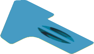 Sticker Bugatti Chiron #14 with Car Door Handle (Flat)