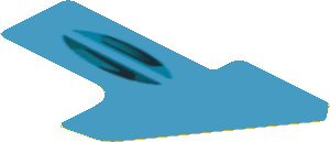 Sticker Bugatti Chiron #11 with Car Door Handle (Flat)