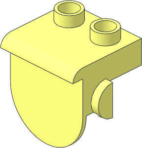 Duplo Plate  1 x  2 with Overhang