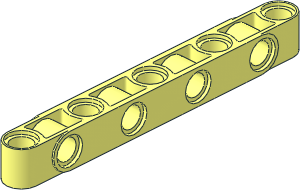 Technic Beam  9 with Alternating Holes