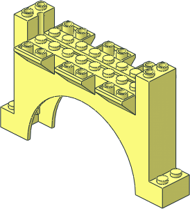 Arch  2 x 12 x  6 with Grooves