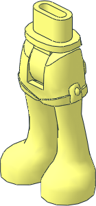 Figure Friends Hips and Legs with Shorts