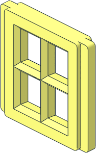 Mursten Window Pane  1 x  2 x  2