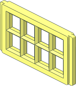 Mursten Window Pane  1 x  4 x  2