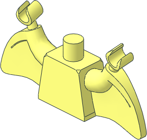 Minifig Torso with Pterodactyl Wing Arms