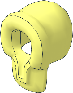 Minifig Hood Fur-lined