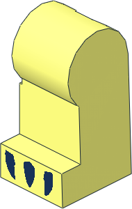 Minifig Leg Left with Dark Blue Claws Pattern