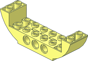 Slope Brick Curved  2 x  8 x  2 Inverted Double