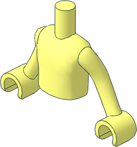 Figure Friends Boy Torso with Arms