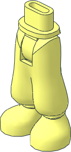 Figure Friends Hips and Legs with Baggy Trousers