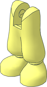 Figure Friends Legs with Baggy Trousers