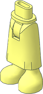 Figure Friends Hips and Legs with Skirt with Ankles