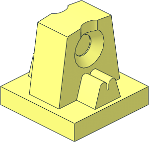 ~Brick  1 x  2 Click Hinge Insert