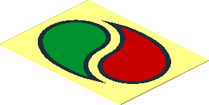 Sticker  1.1 x  1.5 with Octan Logo on Transparent Background