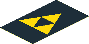 Sticker  1.8 x  3.0 with Blacktron I Logo