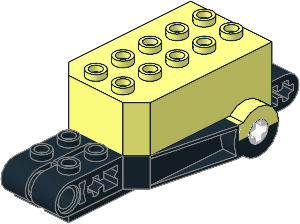 Motor Pull Back  4 x  9 x  2.333 Type 2 (Complete) with Black Base Pattern