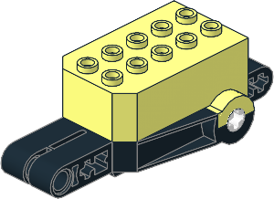 Motor Pull Back  4 x  9 x  2.333 Type 1 (Complete) with Black Base Pattern