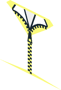 ~Minifig Torso with Zipper Jacket Pattern - Common Geometry Zipper