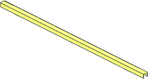 ~Train Track  9V Switch Right - Straight Metal Rail, Closure Rail