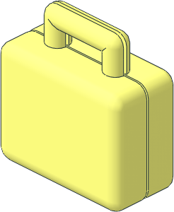 Duplo Suitcase with Smooth Surface (Closed)
