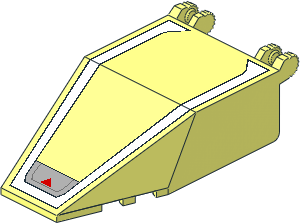 Windscreen  4 x  7 x  1.667 with SW Red Triangle Pattern