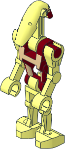 Minifig Mechanical SW Battle Droid Security (Shortcut)