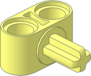 Technic Beam  2L with Perpendicular 1L Axle