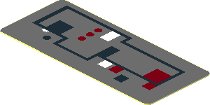 Sticker  0.7 x  1.7 with Buttons and Circuitry