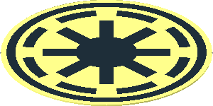 =Sticker  1.7 x  1.7 Round with SW Galactic Republic Logo