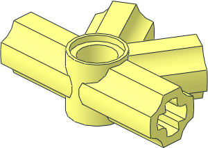 Technic Angle Connector 4-Way 60 Degree
