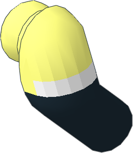 Minifig Arm Right with Short Sleeve and White Stripe, Black Arm Pattern