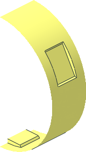 ~Wheel Rim 20 x 30 with 3 Pegholes - Half Rim with Notch