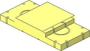 ~Duplo Train Track Straight  4 x  8 - Big Sleeper