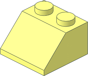 Slope Brick 45  2 x  2