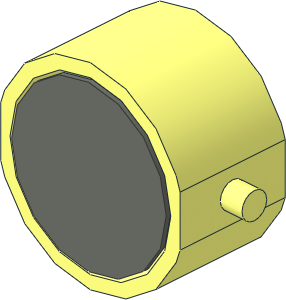 Magnet Cylindrical in Casing (Complete)