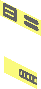 ~Minifig Torso with SW Clone Trooper Commander Armour Pattern - Back