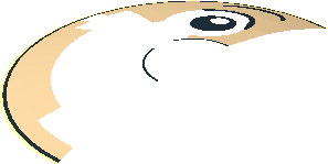 ~Dish  4 x  4 Inverted with Black Eyebrows and Clock Hands, White Eyes and Open Mouth Smile with Dark Pink Tongue on Tan Background Pattern - Half