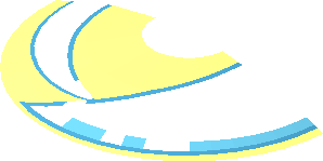 ~Dish 4 x 4 Inverted with Medium Azure Crescents and Silver Lightning Pattern - Half