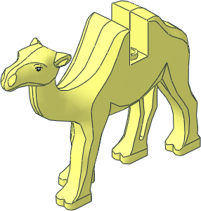 Animal Camel (Complete) with Eyes Pattern