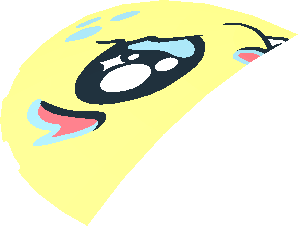 ~Brick  3 x  6 x  1 Semi Circle with Curved Top with Black Eyes with Highlights, Coral Eyebrows and Nose, Metallic Light Blue Spots on Cheeks, White Buck Teeth Pattern - Half