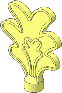 Duplo Plant Stem / Frond / Carrot Top